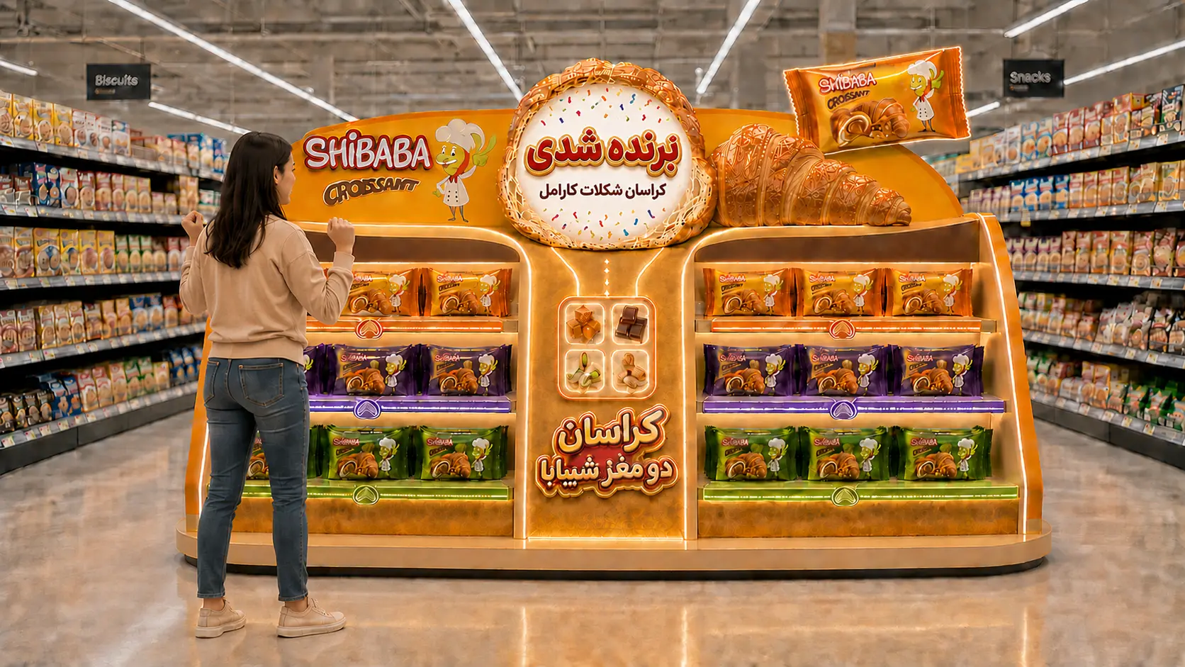 مخاطب برنده در مقابل سازه شیبابا